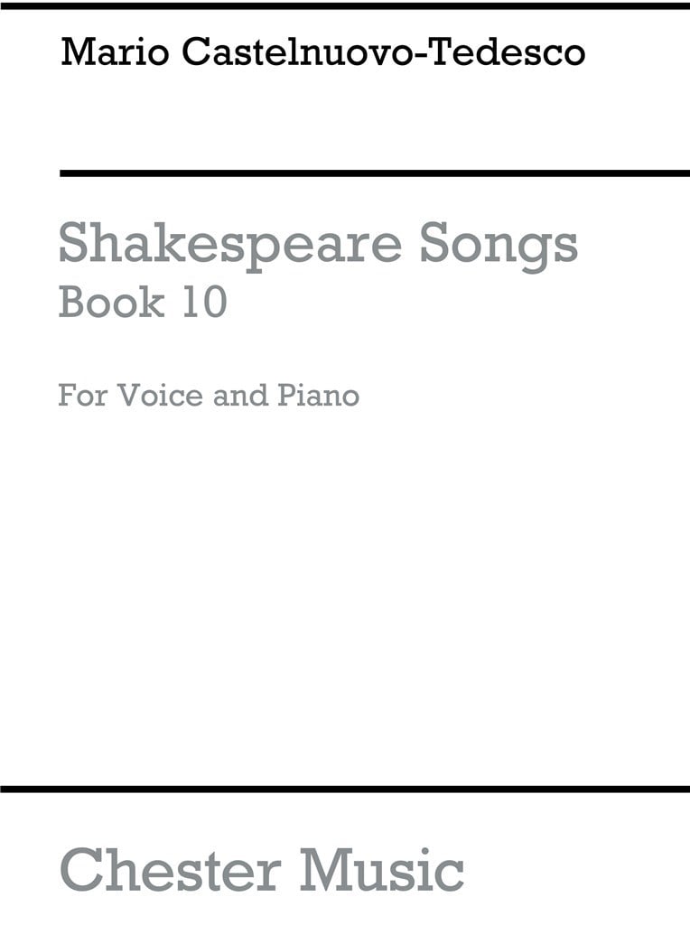 Shakespeare Songs Book 10